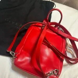 Givenchy | Bags | Givenchy Vibrant Red Backpack | Poshmark display picture 2